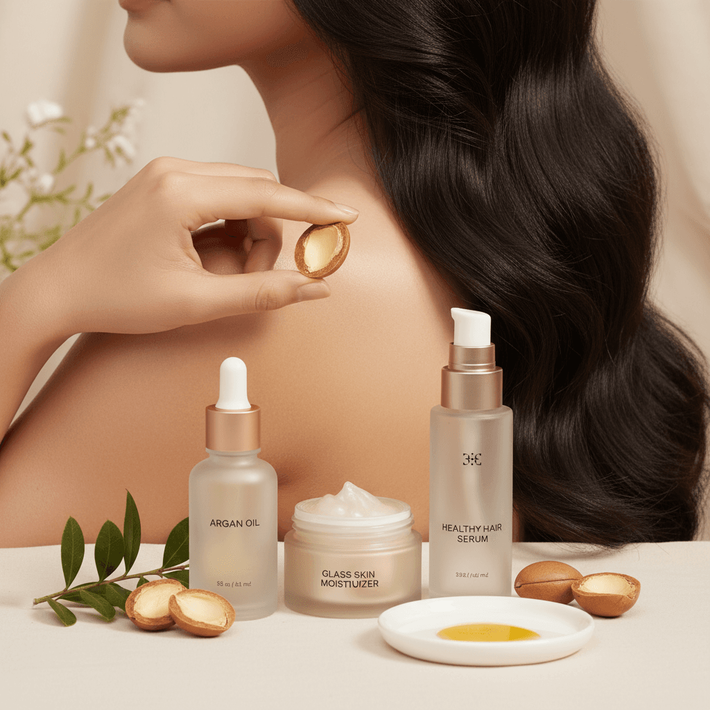 How Korean Skincare Uses Argan Oil for Glass Skin & Healthy Hair