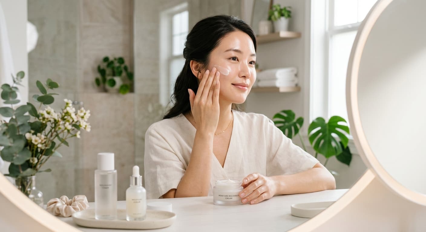 How to Apply Korean Skincare Moisturizer for Glass Skin Results ✨