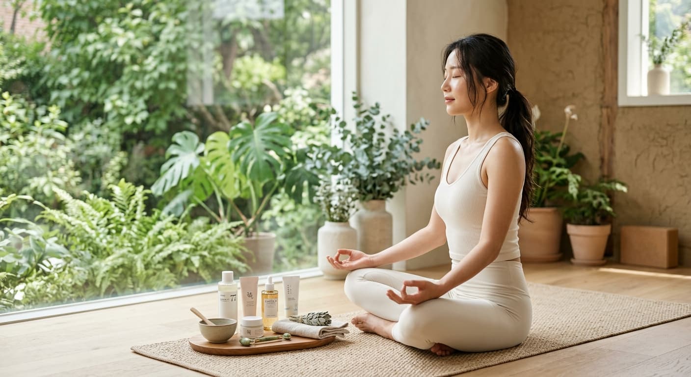 How to Build a Korean Skincare Routine for Yoga & Meditation