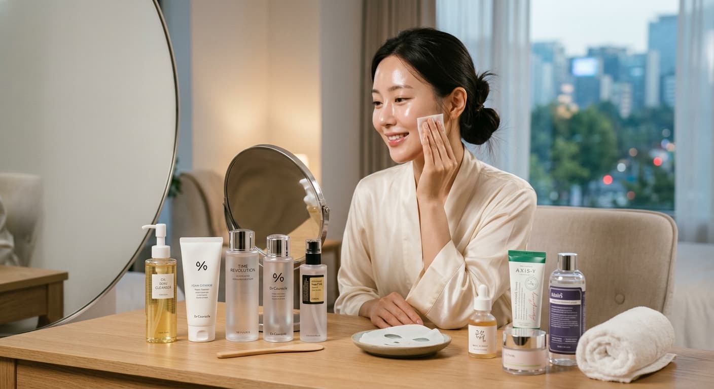 How to Build Your Evening Korean Skincare Routine for Glass Skin