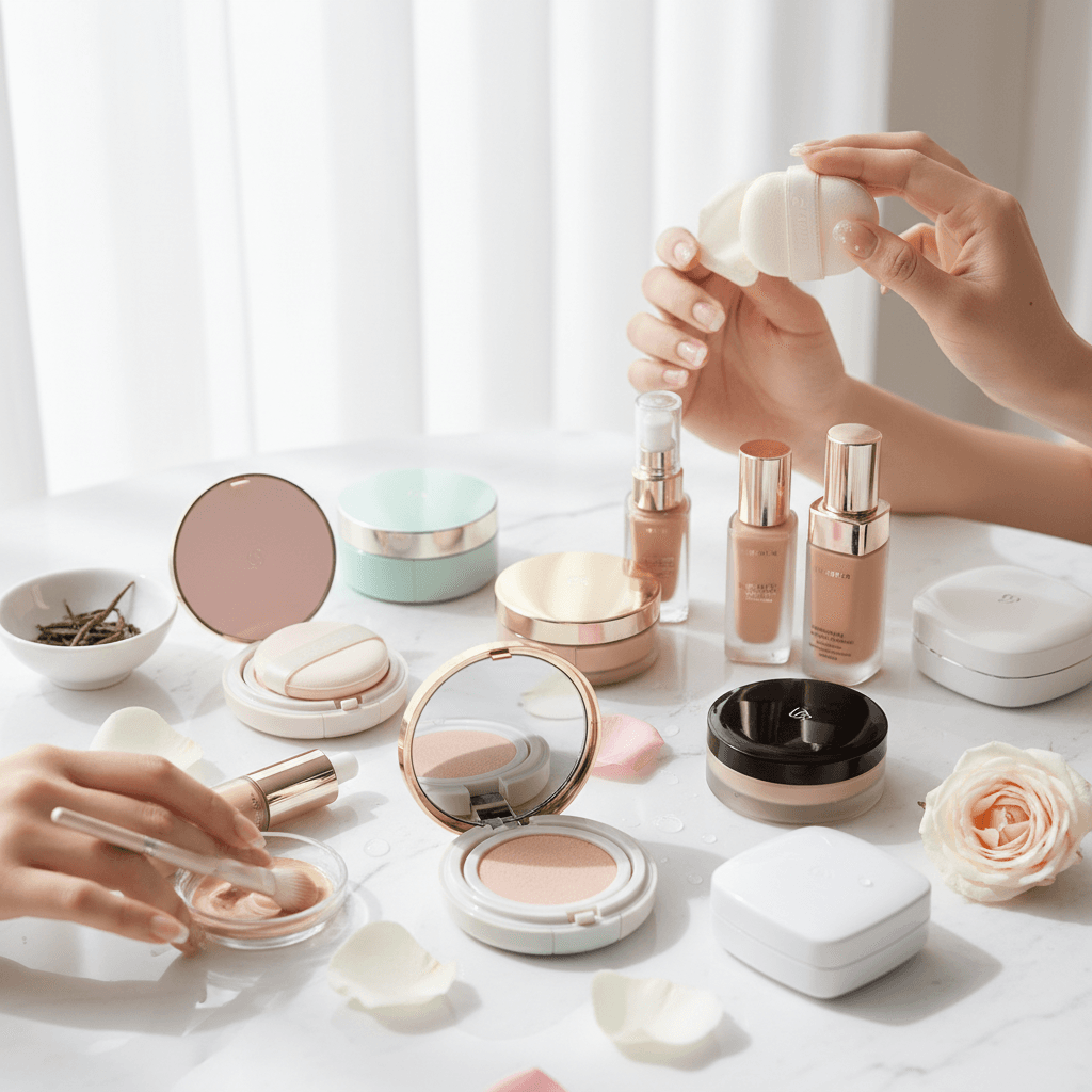 How to Choose & Use Korean Cushion Compacts and Foundations