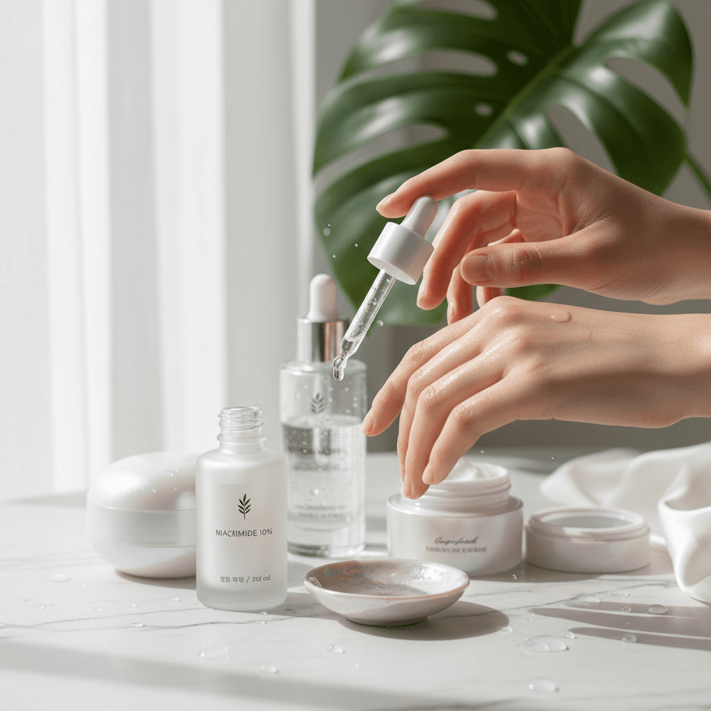 How to Use Niacinamide in Your Korean Skincare Routine for Glass Skin ✨