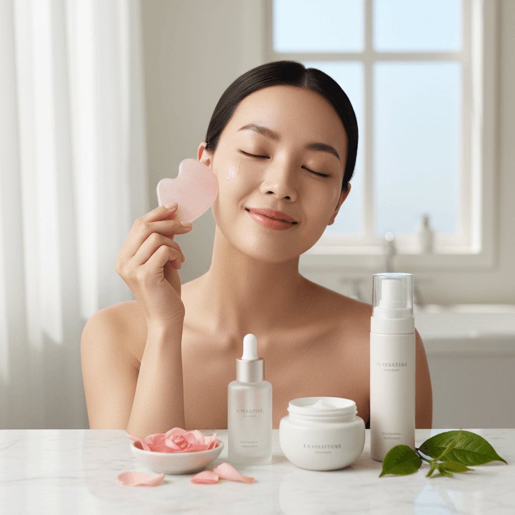 Korean Skincare Gua Sha: Techniques for Lifted, Radiant Glass Skin