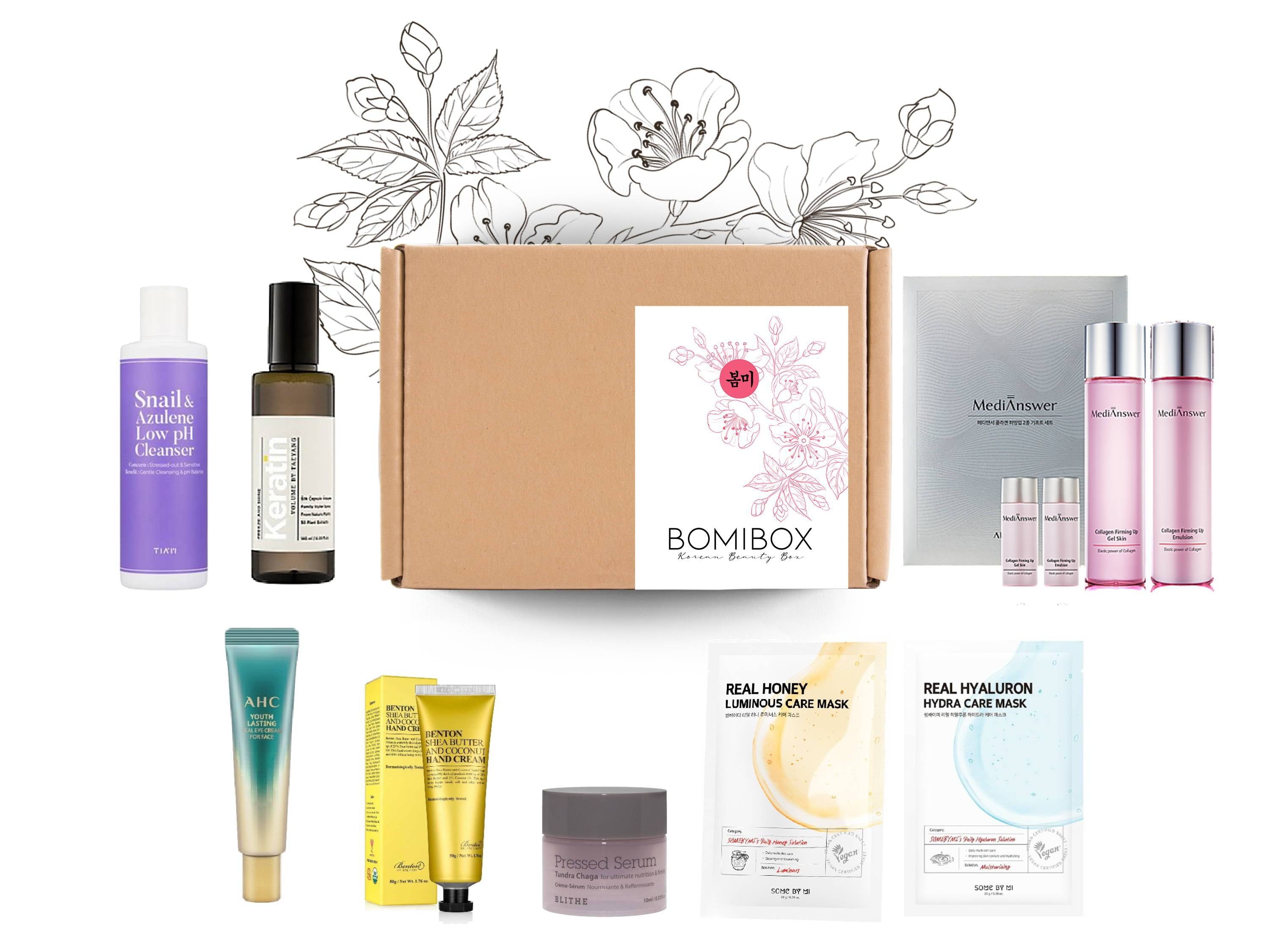 Past Boxes-Bomibox Thank You #10 - Korean Beauty Box Monthly Korean Skincare Subscription