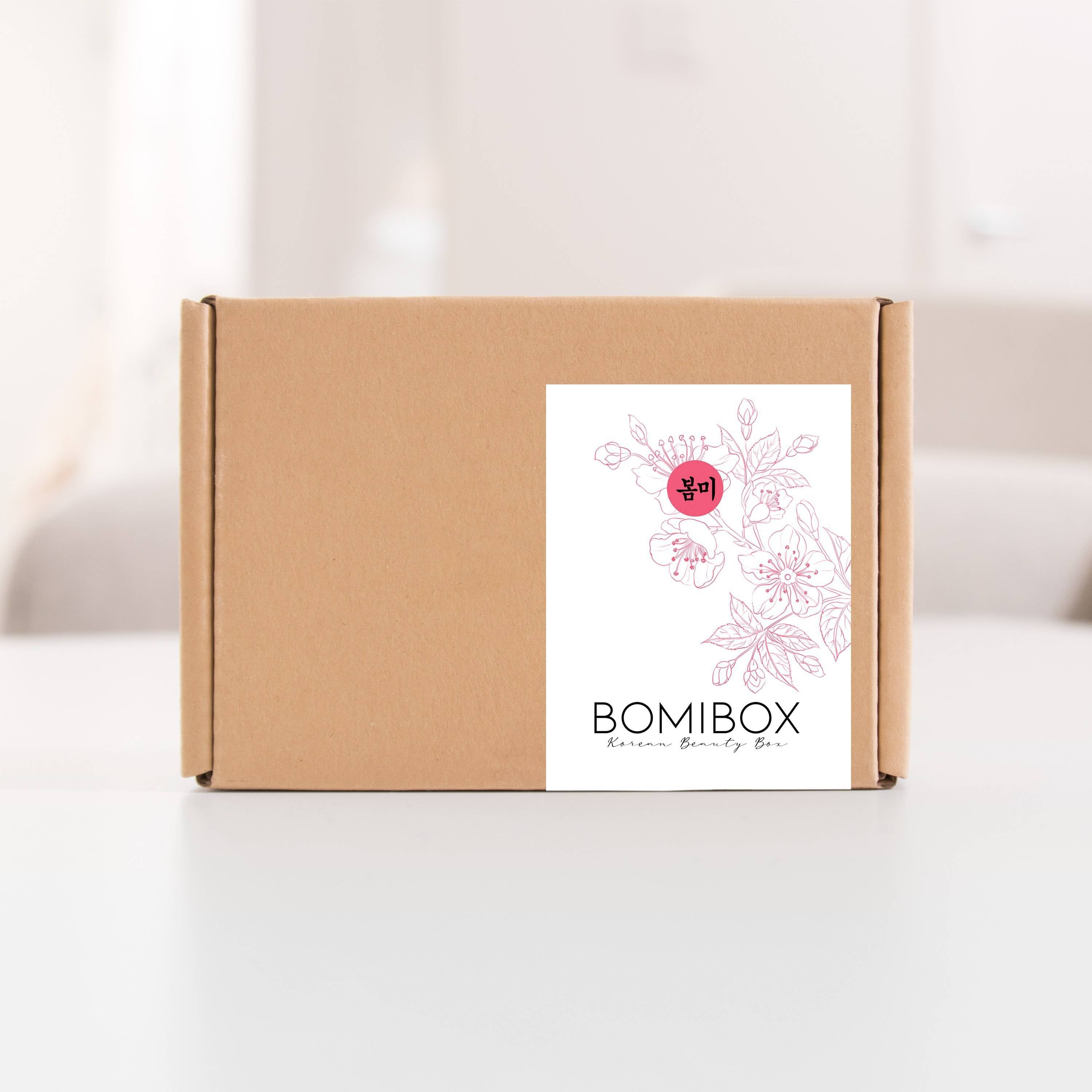 Past Boxes-Bomibox Love Your Skin #8 - Korean Beauty Box Monthly Korean Skincare Subscription