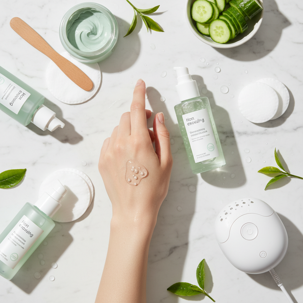 How to Exfoliate Korean Skincare: Methods for Glass Skin & Smooth Texture