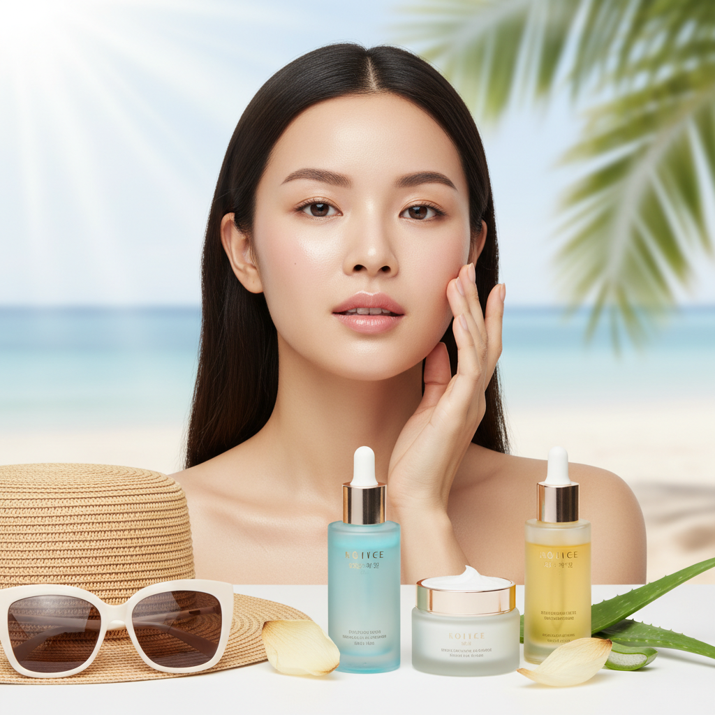 How to Repair Sun-Damaged Skin with Korean Skincare